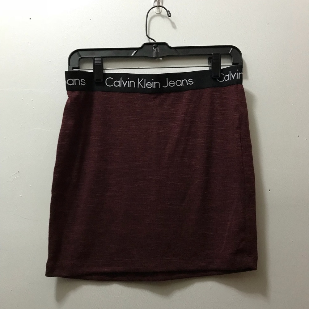 CK jeans bodycon skirt